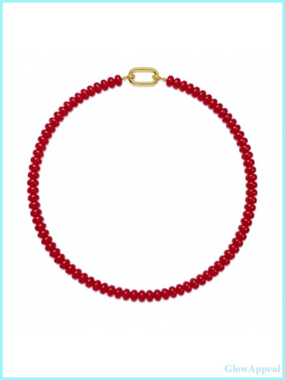 Natural Gemstone Beaded Choker Necklace Gold Plated Clasp Boho Beach Jewelry